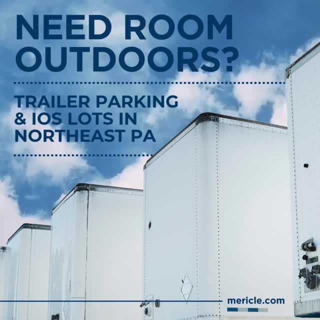 From trailer parking to storage lots, Mericle offers the outdoor flexibility your operations demand in Northeast PA. Explore available lots at mericlereadytogo.com and call us to schedule a tour or request a custom lease proposal!