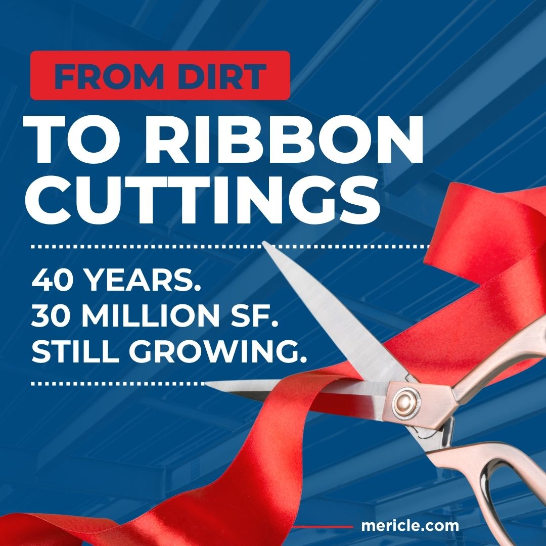 40 years. 30 million Square Feet. Still growing. Nearly 250 companies with 20,000 employees call Mericle buildings home. We’re ready to help your company find its home in Northeast PA. Explore Class A spaces at mericle.com and call us to schedule a tour or request a custom lease proposal.