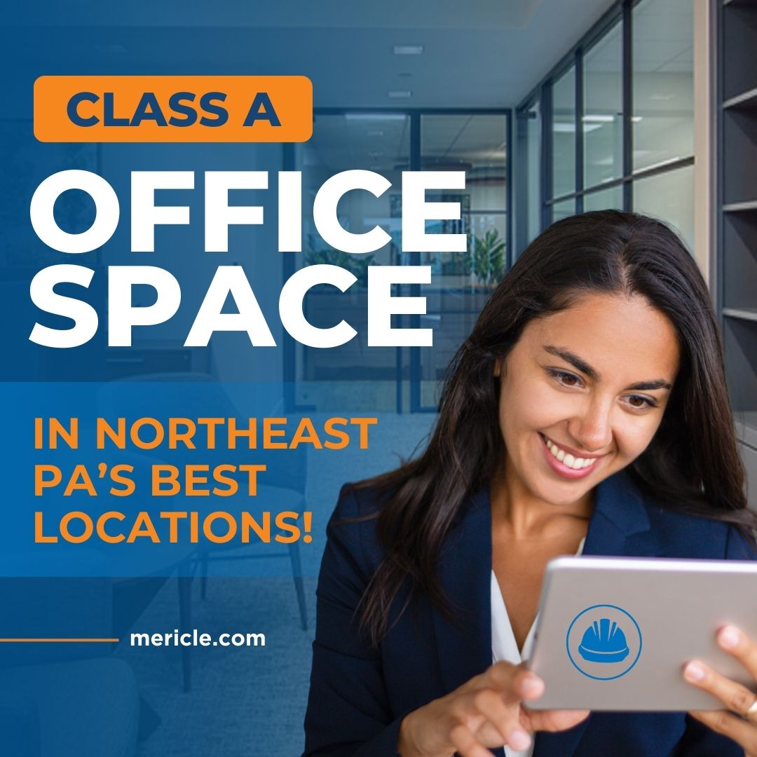 Mericle offers premium office space in the region’s most desirable business parks with direct access to I-81 and I-476. Explore Class A spaces at mericle.com and call us to tour or request a custom proposal today!