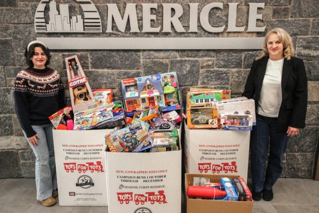 Last week marked the end of the 12th annual Mericle + Marine Corps Toys for Tots Challenge. In total, 59 locations participated in the drive and collected 119 cartons and $4,000.00. The Marine Corps will be busy delivering toys until Christmas Eve. We are proud to have such generous team members and tenants!