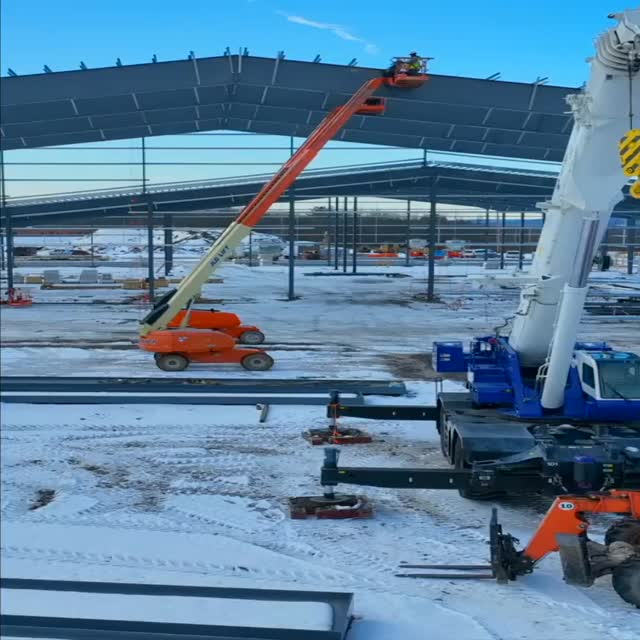 We’ve erected quite a lot of steel in the last week at our Hazleton Fieldhouse project. Check out our new video.