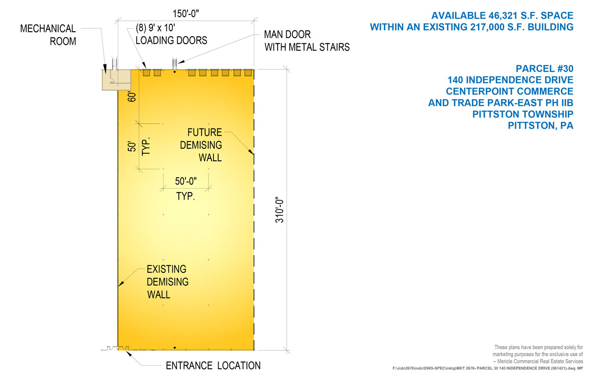 130-150 Independence Drive floor plan