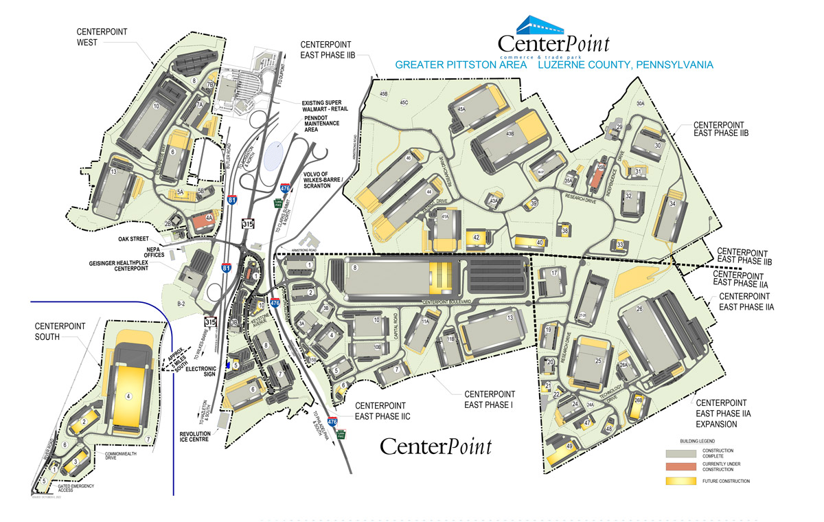 CenterPoint Commerce & Trade Park Map Overall